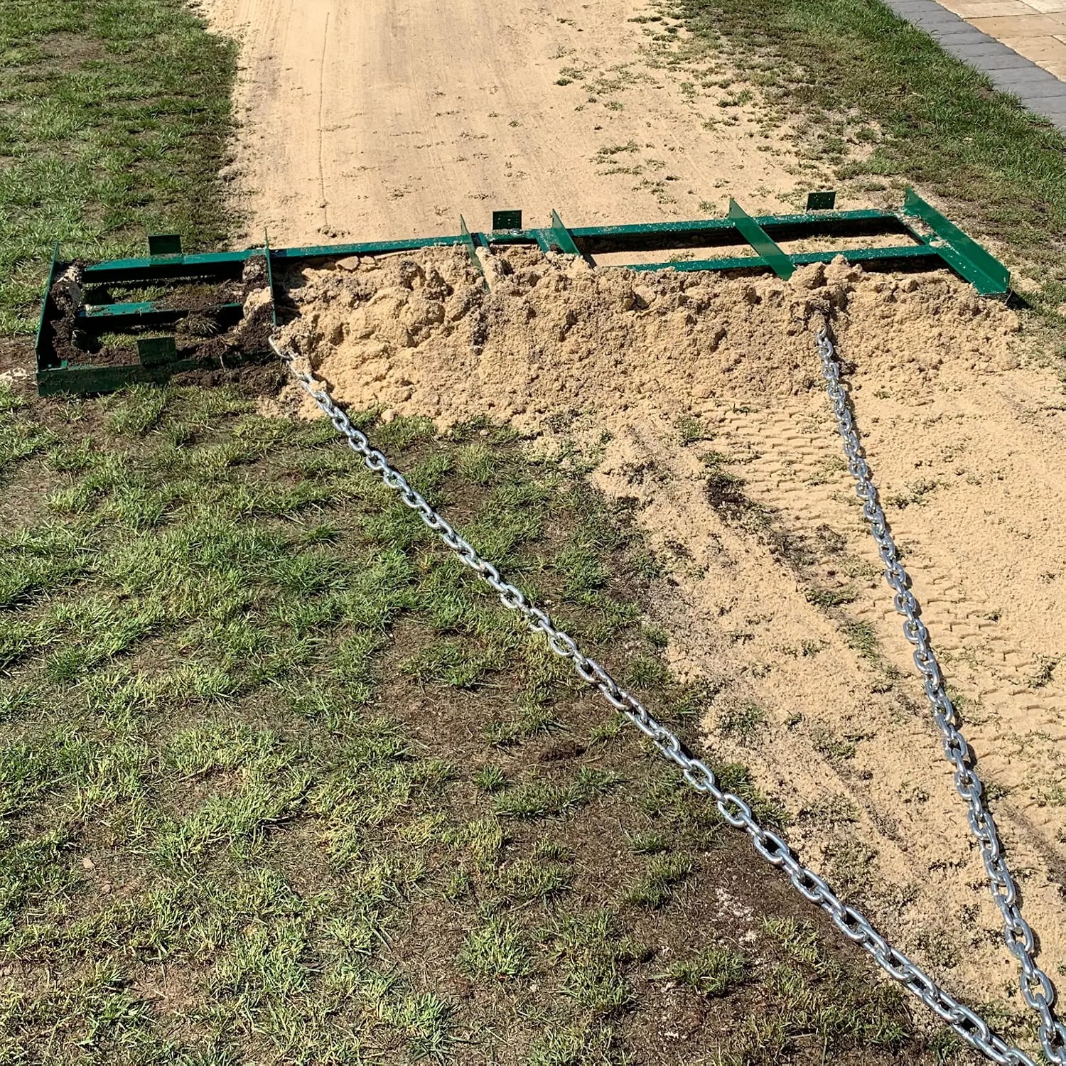 Landzie 6-foot tow-behind drag harrow driveway grader
