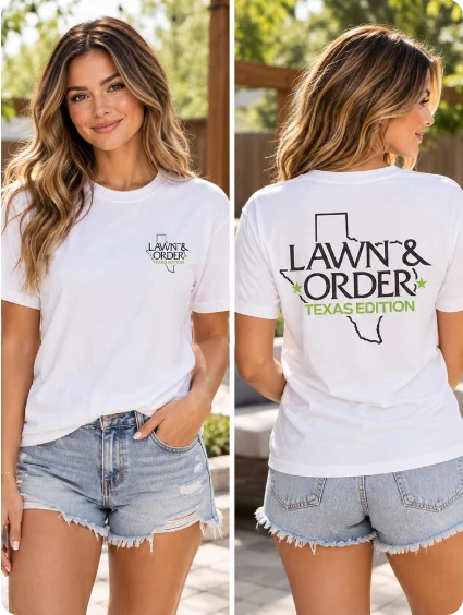 White Heritage Shirts with Texas black/green logo