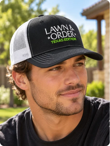 Richardson Trucker Hat Black/White/Green