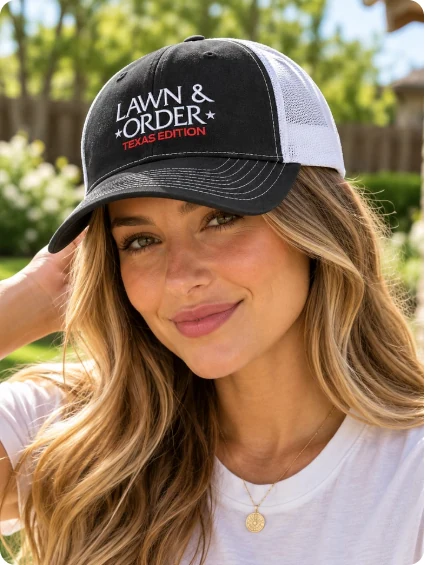 Richardson Trucker Hat Black/White/Red