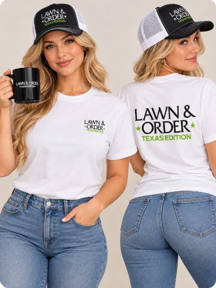 White Heritage Shirts with black/green logo